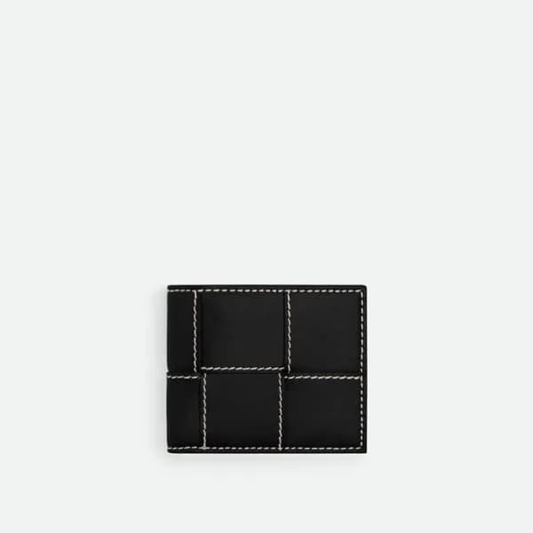보테가베네타 남성 블랙 반지갑 - Bottega Veneta Mens Black Half … - 1