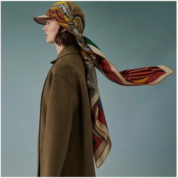 에르메스 여성 레드 스카프 - Hermes Womens Red Scarf - he541x - 1