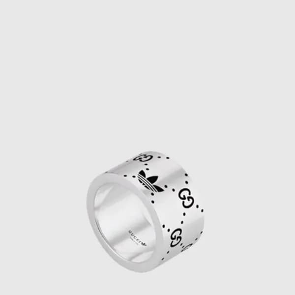 구찌 남/녀 인터로킹 G 링 반지 - Gucci Unisex Interlocking G R… - 1