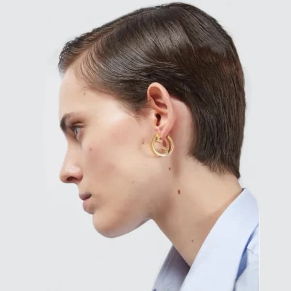 구찌 여성 골드 이어링 - Gucci Womens Gold Earring - acc1349… - 1
