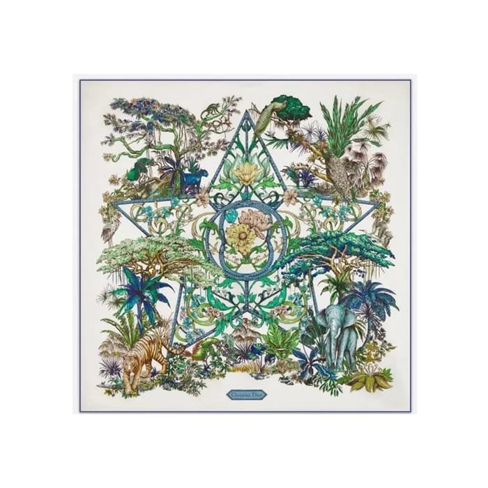 디올 여성 그린 머플러 - Dior Womens Green Muffler - acc1729… - 1
