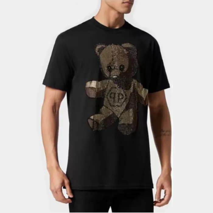 필립플레인 남성 블랙 반팔티- Philipp-plein Mens Black Tshirts … - 1