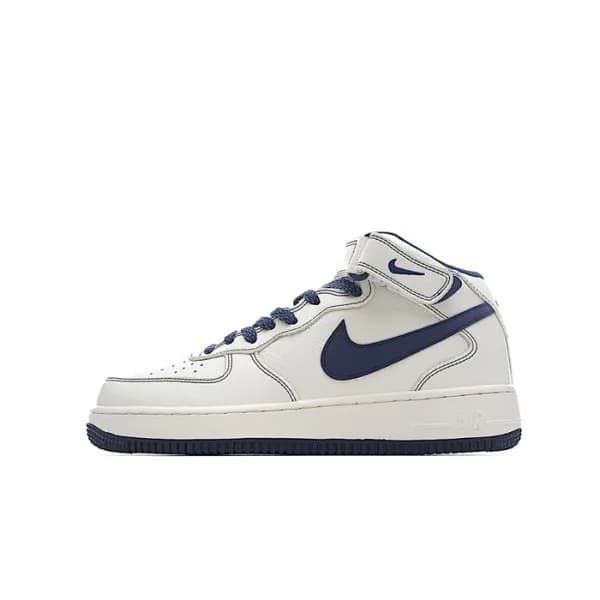 나이키 남/녀 네이비 하이탑 스니커즈 - Nike Air Force 1 Unisex Sne… - 1