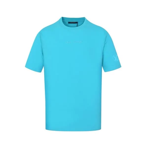 루이비통 남성 블루 반팔 티셔츠 - Louis vuitton Mens Blue Tshirt… - 1