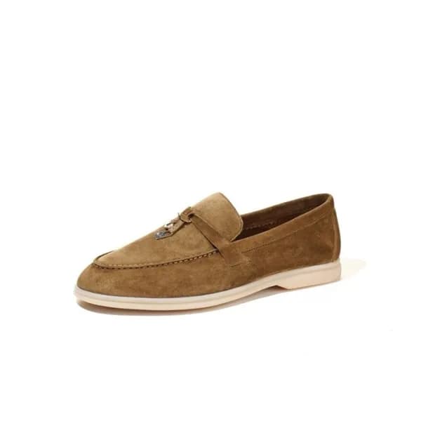 로로피아나 남/녀 카멜 로퍼 - Loro Piana Unisex Summer Walk Lo… - 1