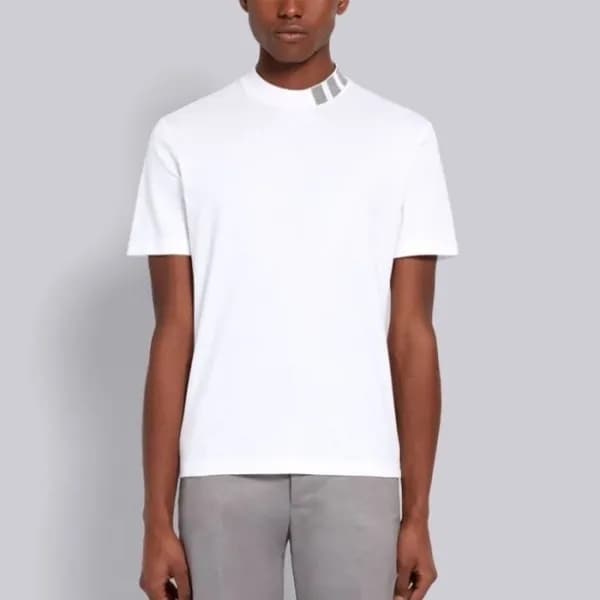 톰브라운 남성 크루넥 반팔티 - Thom Browne Mens Tshirts - thc11… - 1