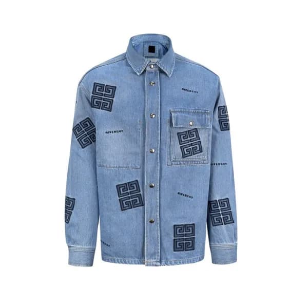 지방시 남성 데님 셔츠 - Givenchy Mens Denim Shirts - giv186… - 1