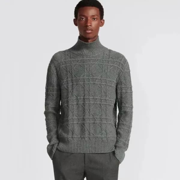 디올 남성 터틀넥 스웨터 - Dior Mens Tuttle-neck Knitwear - d… - 1