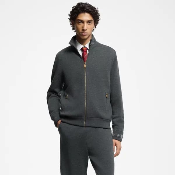 루이비통 남성 니트 자켓 - Louis vuitton Mens Knit Jacket - l… - 1