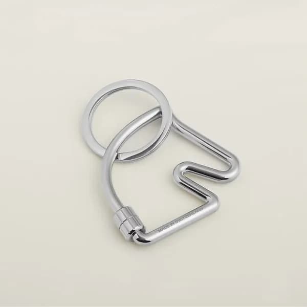 에르메스 남/녀 골드 키링 - Hermes Unisex Cheval Key Ring - a… - 1