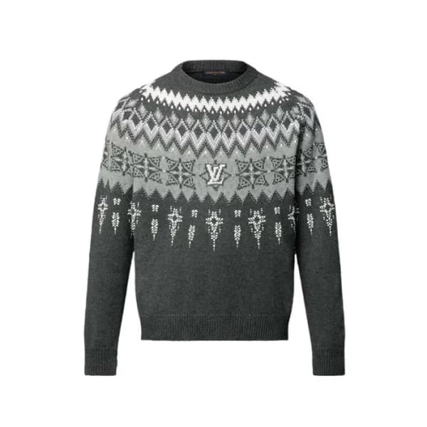 루이비통 남성 라운드 스웨터 - Louis vuitton Mens Round Sweater… - 1