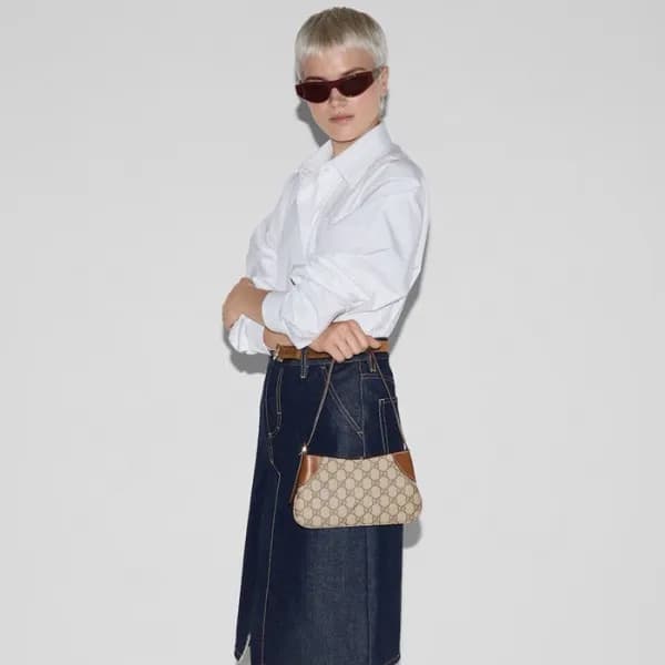 구찌 여성 GG 엠블럼 호보 백 - Gucci Womens GG Emblem Bag - g… - 1