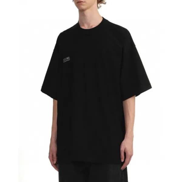 베트멍 남/녀 라운드 반팔 티셔츠 - Vetements Unisex Over Size Ts… - 1