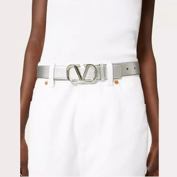 발렌티노 여성 브이 로고 벨트 - Valentino Womens Vlogo Signatur… - 1