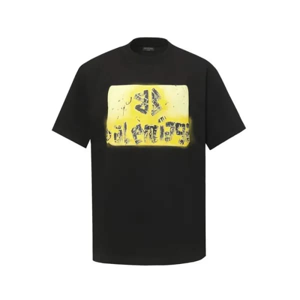 발렌시아가 남성 라운드 반팔 티셔츠 - Balenciaga Mens Round Tshirt… - 1