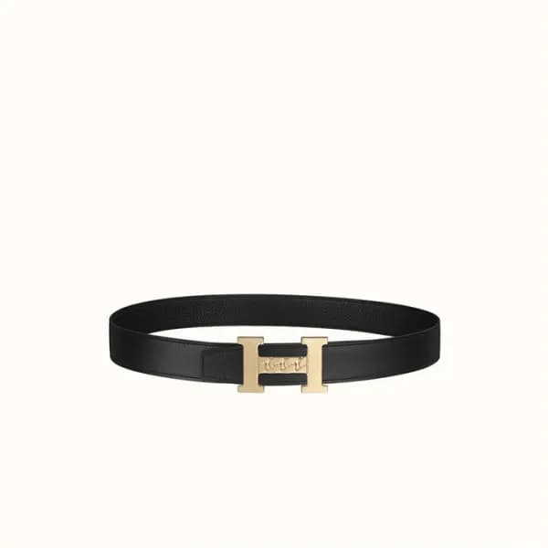 에르메스 남성 H Gourmette 버클 리버서블 벨트 - Hermes Mens H Gou… - 1