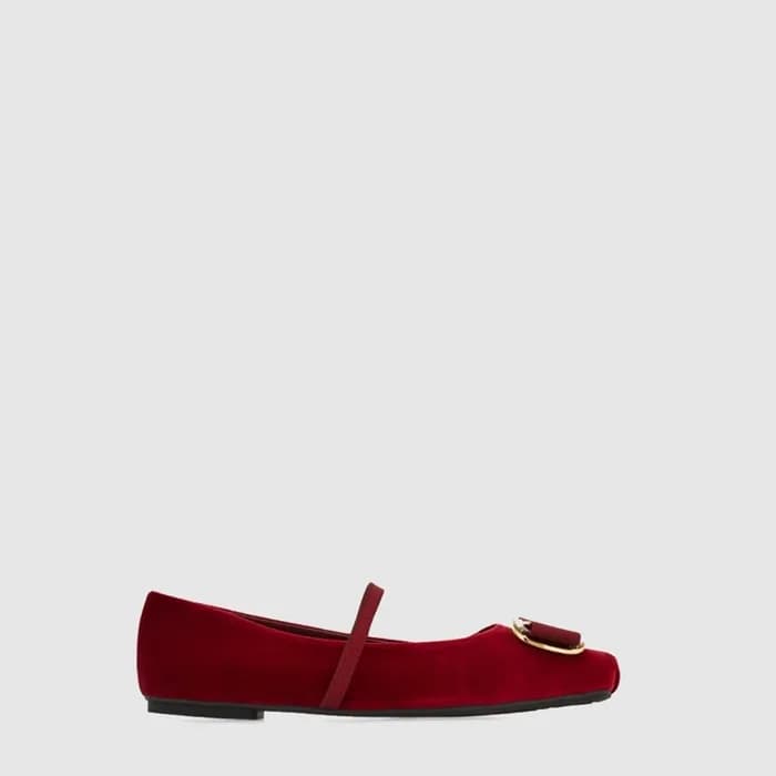 페라가모 여성 뉴 바라 플레이트 발레 플랫 - Salvatore Ferragamo Wome… - 1