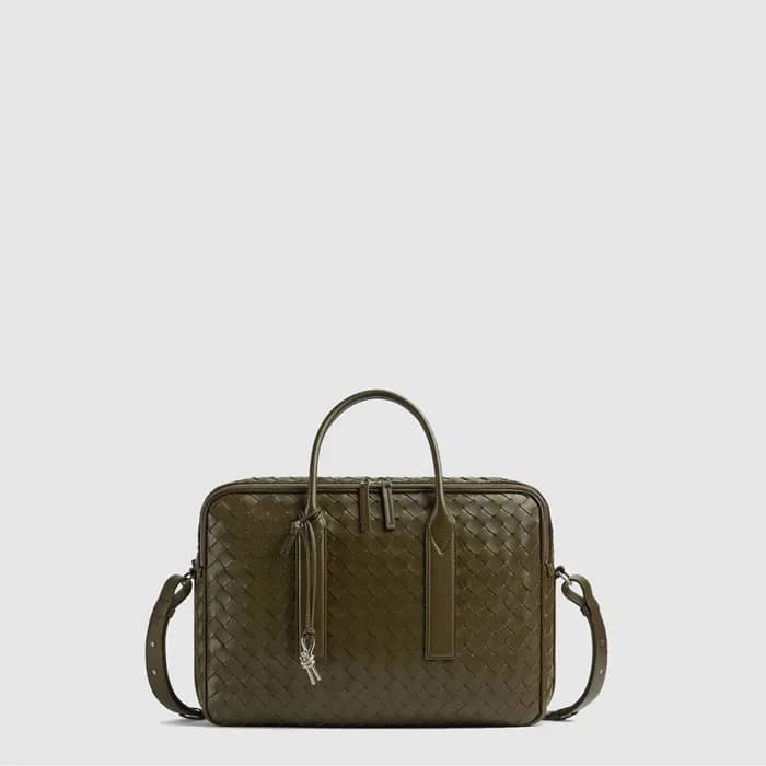 보테가베네타 남성 라지 겟어웨이 브리프케이스 - Bottega Veneta Mens Lar… - 1
