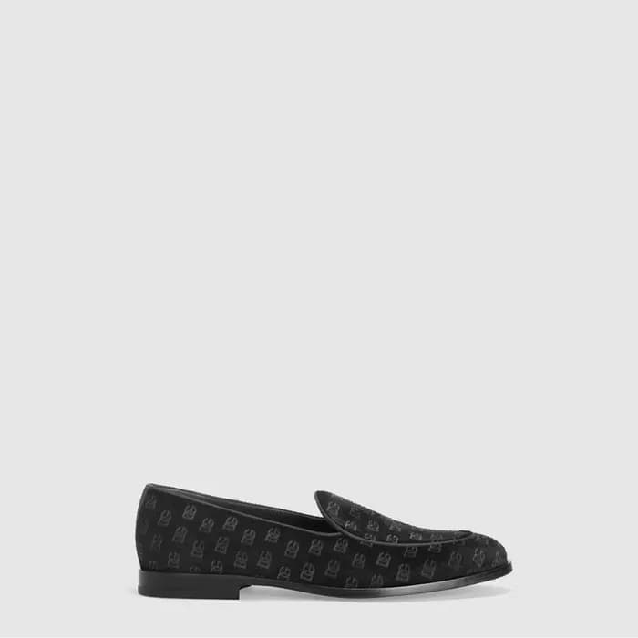 돌체앤가바나 남성 벨벳 로퍼 - Dolc&Gabbana Mens Velvet Loafers… - 1