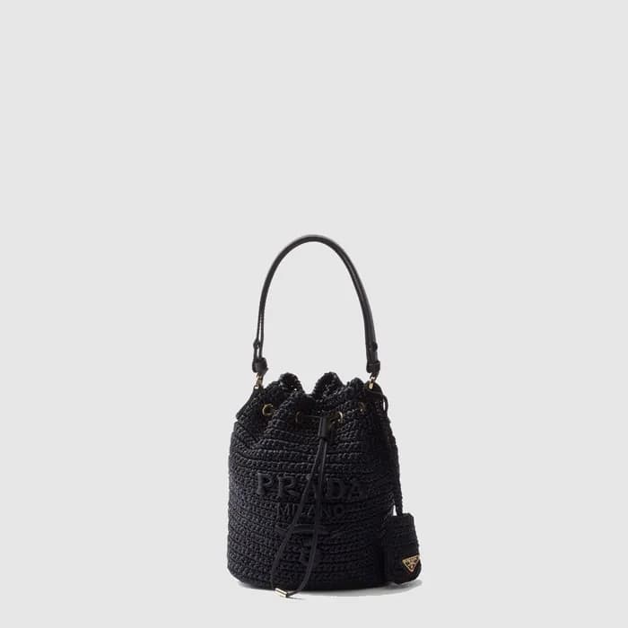 프라다 여성 크로셰 미니 버킷 백 1BE068 - Prada Womens Crochet M… - 1