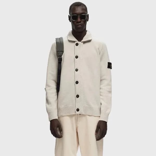 스톤아일랜드 남성 터틀넥 가디건 - Stone Island Mens Turtle-neck … - 1