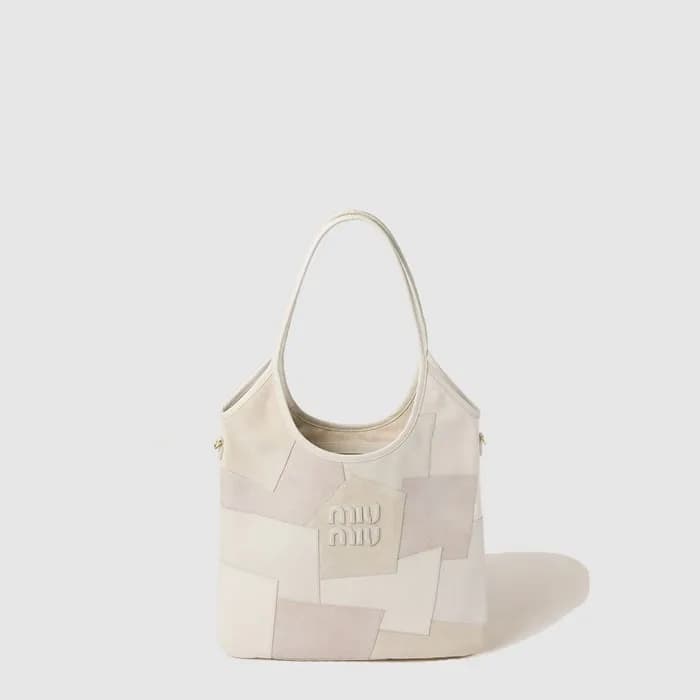 미우미우 여성 아이비 가죽 패치워크 백 - Miumiu Womens Ivy Leather … - 1