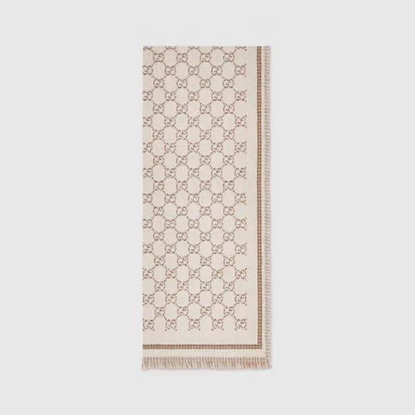 구찌 남/녀 양면 머플러 - Gucci Unisex Reversible Muffler - … - 1