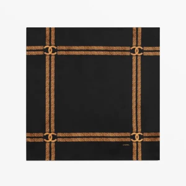 샤넬 여성 스퀘어 스카프 - Chanel Womens Square Scarf - acc68… - 1