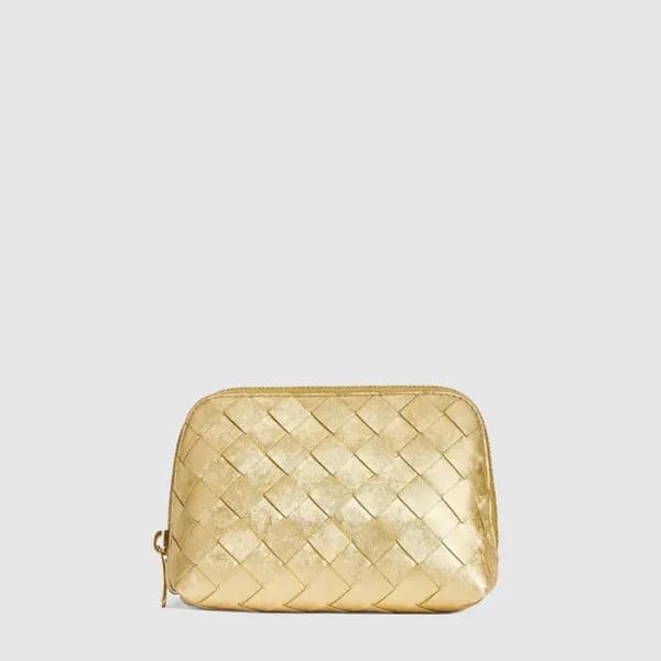 보테가 베네타 여성 스몰 인트레치아토 뷰티 파우치 - Bottega Veneta Women… - 1