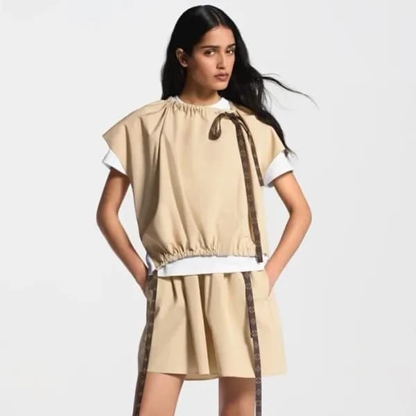 루이비통 여성 모노그램 드로스트링 탑 - Louis vuitton Womens Monogr… - 1