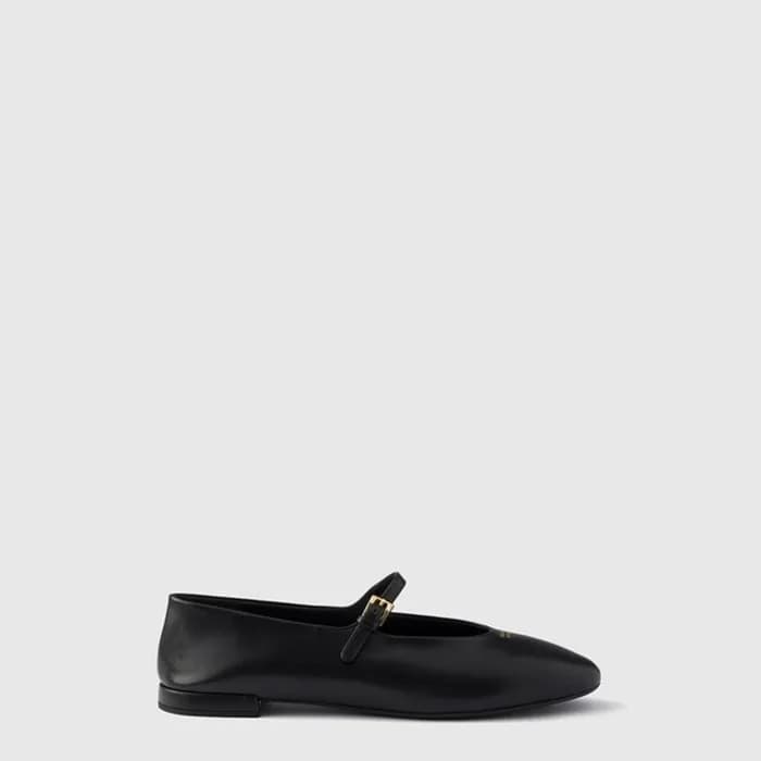 프라다 여성 가죽 발레리나 - Prada Womens Leather Ballerina - prs14881x - 1
