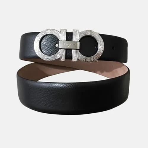 Ferragamo 2019 Mens Vintage Buckle Leather Belt - … - 1