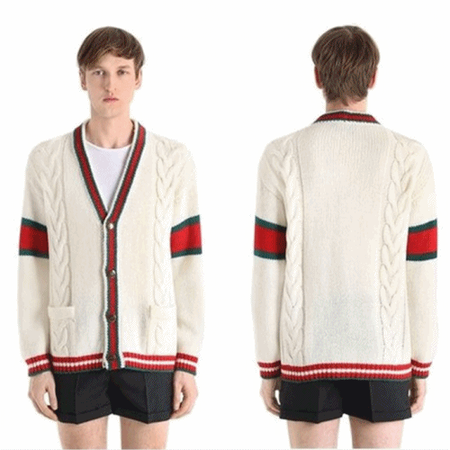 [인기상품]Gucci 2018 MM/WM V-neck Wool Knit Cardigan -… - 1