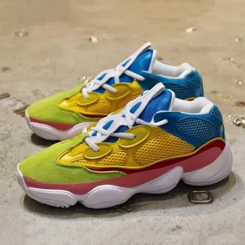 Adidas 2018 Yeezy 500 Desent Rat Boost Running Sho… - 1
