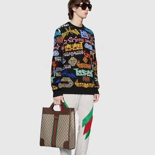 Gucci Ophidia Medium Top Handle Tote Bag ,37CM - 구… - 1