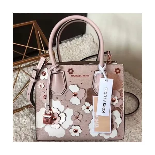 Michael Kors Leather Tote Shoulder Bag, 22CM - 마이클… - 1