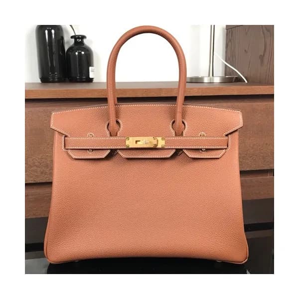 Hermes Birkin Togo Leather Tote Shoulder Bag ,30cm… - 1
