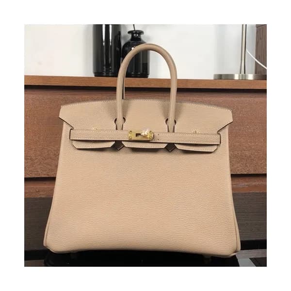 Hermes Birkin Togo Leather Tote Shoulder Bag ,25cm… - 1