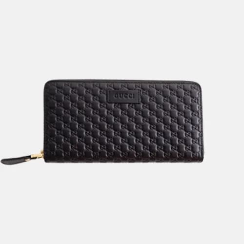 Gucci 2018 Signature GG Zip Around Long Wallet - 구… - 1
