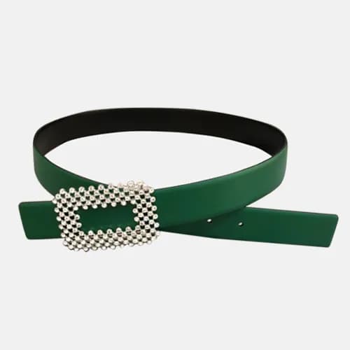 Roger Vivier 2019 Ladies Leather Satin Belt - 로저비비… - 1