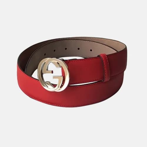 Gucci 2019 Ladies GG Buckle Business Leather Belt … - 1