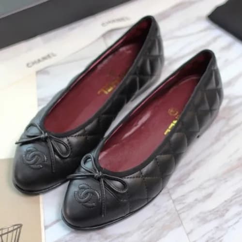 Chanel 2018 Ladies Classic CC Logo Ballet Shoes - … - 1