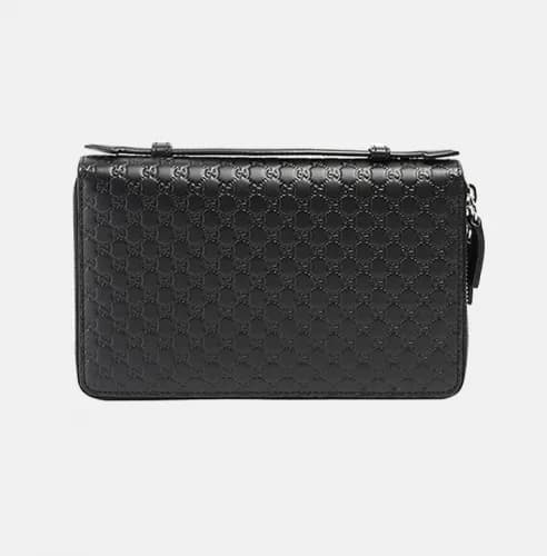Gucci 2019 Mens Micro Shima Double Zippy Top Hande… - 1