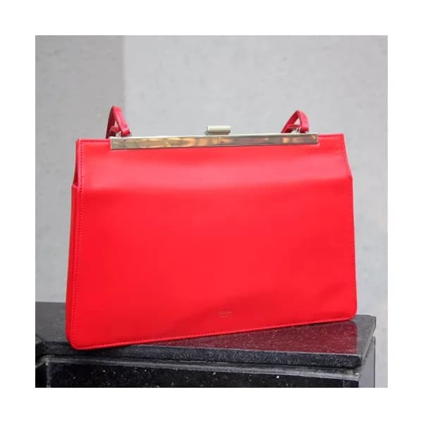 Celine Leather Chain Shoulder Bag,32CM - 셀린느 레더 여성… - 1