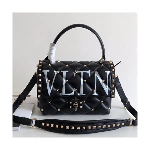 [매장판]Valentino 2019 Leather Stud Tote Shoudler Bag… - 1