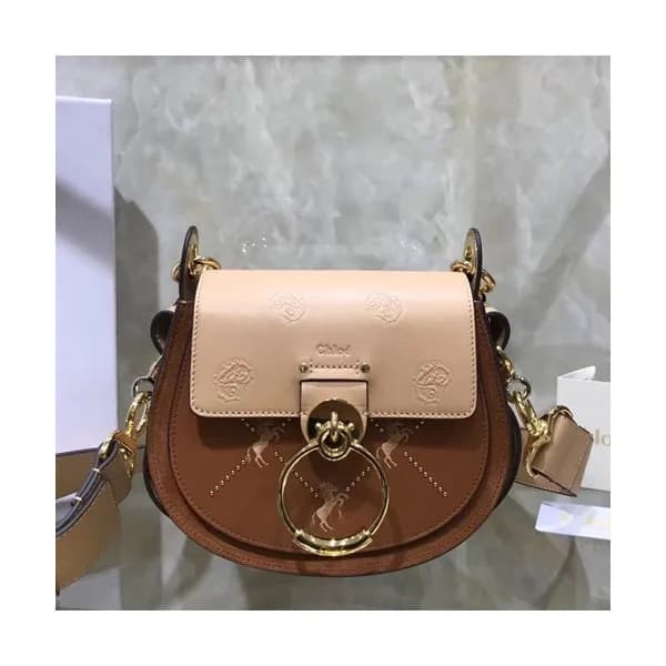 Chole 2019 Tess Leather Shoulder Bag, 20cm - 끌로에 … - 1