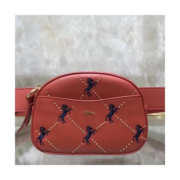 Chole 2019 Leather Belt Bag, 17.5cm - 끌로에 2019 여성…