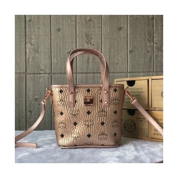 MCM Anya Visetos Mini Tote Shoulder Shopper Bag,18… - 1