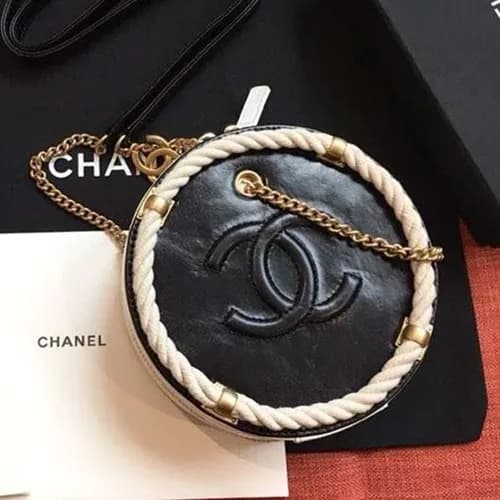 Chanel 2019 Small Round Chain Shoulder Bag ,15CM … - 1