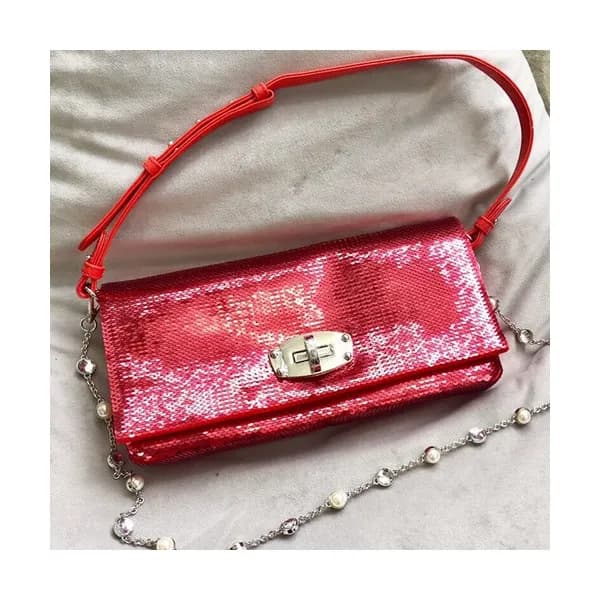MiuMiu 2019 Matelasse Spangle Tote Shoulder Cross … - 1